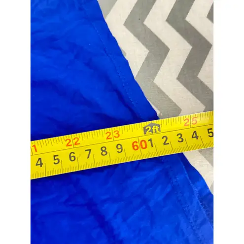 Cable & Gauge Blue Cold Shoulder Blouse - Size Large