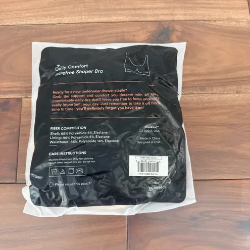 TrueKind Daily Comfort Wirefree Shaper Bra Chai Size L Seamless Comfort Tan Size L