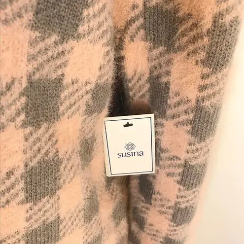 NWT Women's Susina Buffalo Checkered Print Pullover Sweater Size Medium
