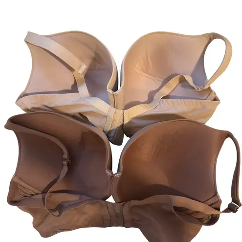 Cacique Set of 2 Full Coverage Bra Smooth Everyday Comfort Underwire Size 44F