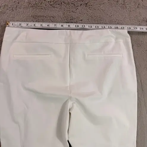 Lysse White XL Pull On Bootcut Leggings Women's Stretch Career Pants Minimalist