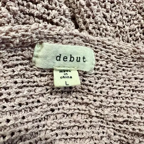 Debut Women’s Dusty Lavender Sweater Size L