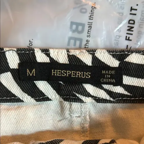 Monochrome Optical Illusion Mini Skirt Black Size M