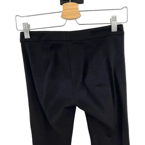Vince  Riding‎ Pants Zip Front Pocket Black Ponte Knit Leggings Size 0
