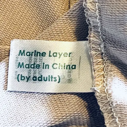 Marine layer Cropped Hoodie Women's XL Soft Dusty Mauve Pink Lilac Drawstring