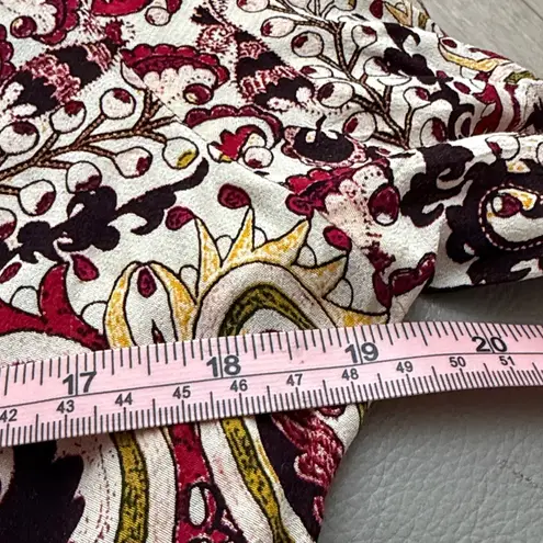 Ba&sh robe zeal ecru Multicolor Paisley Dress size s nwt a-35