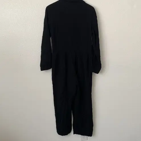 Lacausa S Women’s Cotton Gauze Jumpsuit in Black