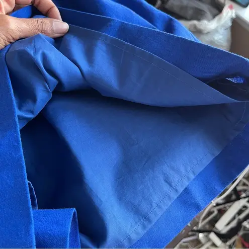 J.CREW FACTORY | Cobalt Blue Linen Blend Mini Skirt Sz 0