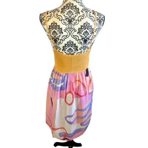 United Colors Of Benetton Two-Tone Midi Dress