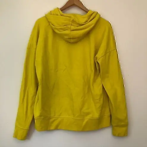 EMPYRE Freida Over You Rose Hoodie Yellow Red Floral Fleece Sweatshirt Small S