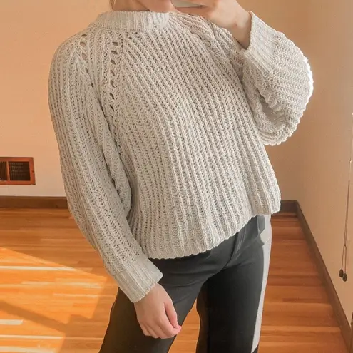 Evereve Z Supply Dolman Sleeve Chenille Sweater Size S