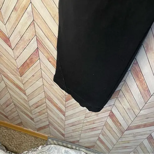 Elie Tahari Black Tapered Button 4 Pockets Stitching Design Women’s Size Medium