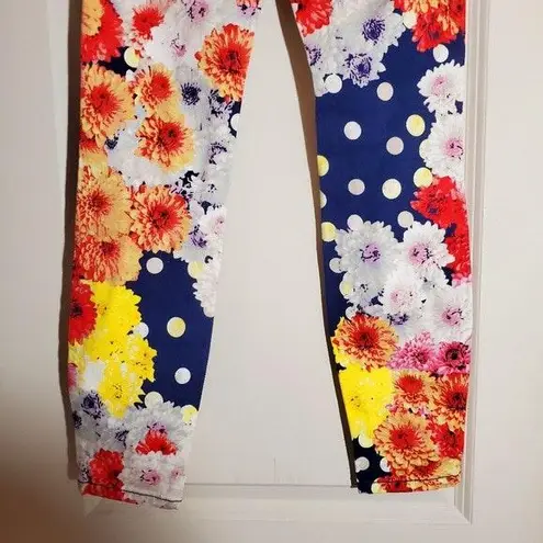 True Freedom Polka Dot Floral Colorful Jeans 1 Size 27
