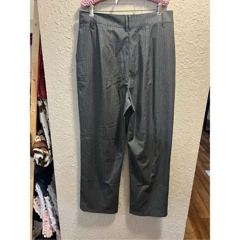 Wild Fable  Grey Striped Dress Pants Woman’s Size 16