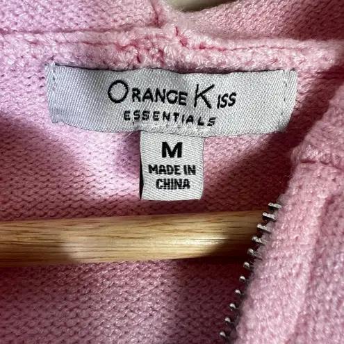 Orange Kiss NWT Cherry Cropped Jacket Womens M Pink Embroidered Y2K Kawaii Girly