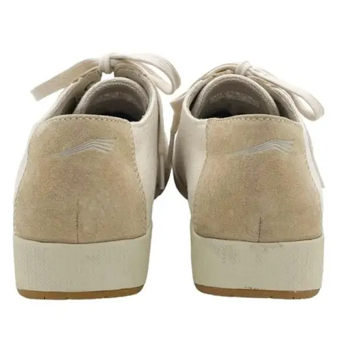 Dansko Olisa Canvas Floral Sneaker Beige Tan Comfy Walking Shoe Women’s Size 40