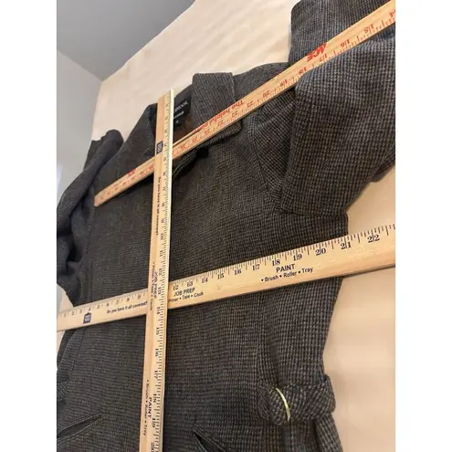 Braebrook Women Blazer Office Wear 100% Wool Bella Swan Houndstooth Long Sleeve Size 12