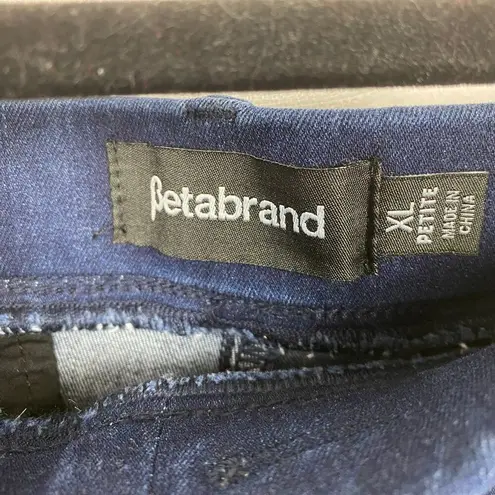 Betabrand Yoga Denim Straight Leg Pull On Jean Pants Sz.XLP