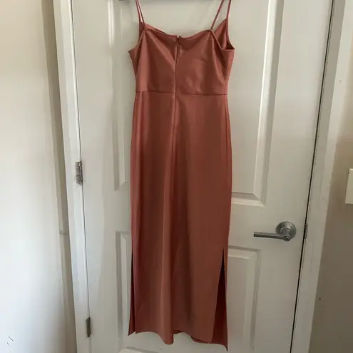 Sachin + Babi Brown Slip Midi Dress Size 8