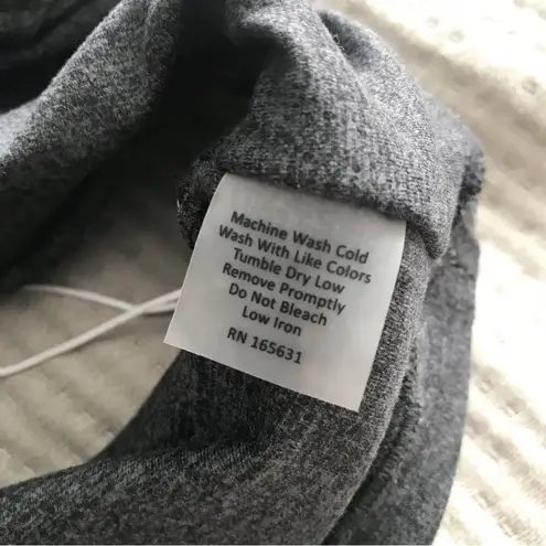 Johnny Was CALME Ease Cross Back Sports Bra Strappy Dark Gray Size XL New NWT