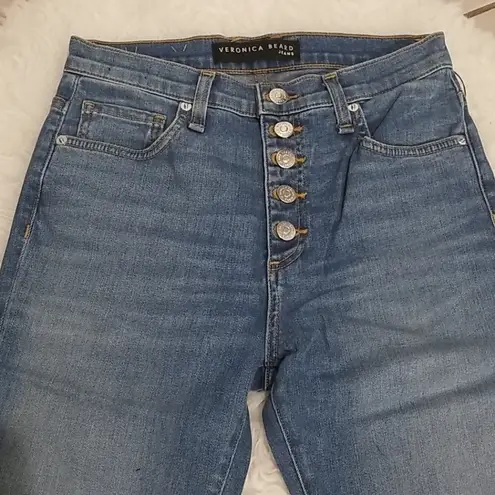 Veronica Beard 💕💕 Carolyn High-Rise Baby Boot Jeans ~ Pacific Blue 26 NWT
