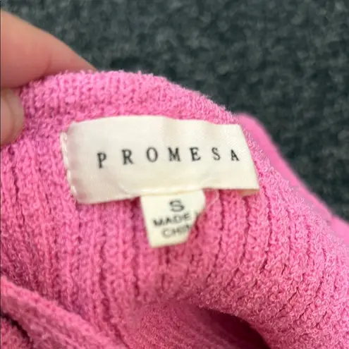Prómesa Promesa Pink Ribbed Top