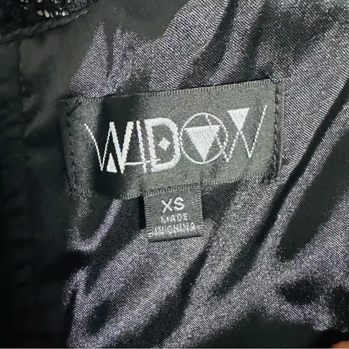 WIdow Dollskill Women Black Elegant Lace Tiered Corset Dress Fairycore Sz XS