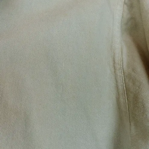 VTG Code Bleu Shirt Women L Beige Relaxed Button Shacket Hong Kong Lagenlook Size L