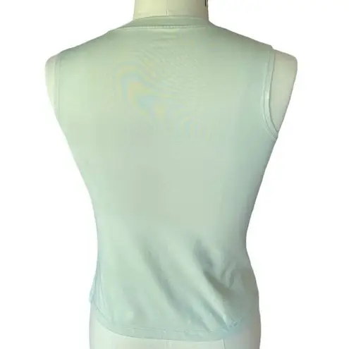 ATIVA Light Green & Black Workout Sleeveless Activewear Top ~ Women's Size XS