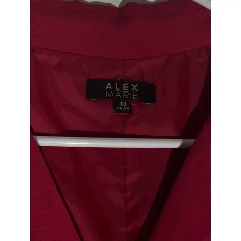 Alex Marie Fuchsia Shirt Dress - Size 10