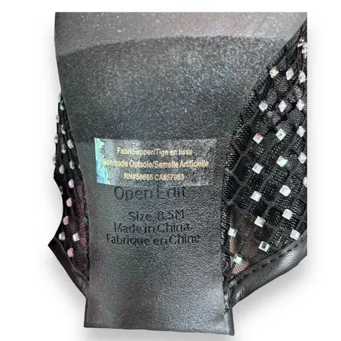 Open Edit Sienna Sandal Black Size 8.5 Women's Slip On