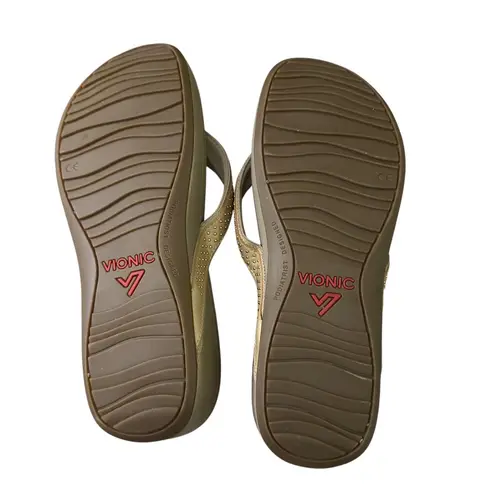 Vionic Studded Sandal Orthopedic Comfort Thong Sandals Size 10