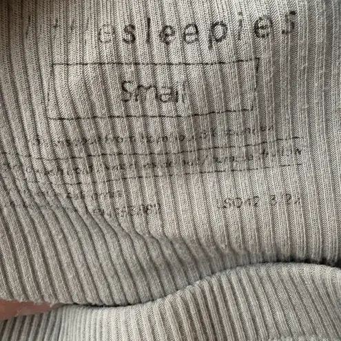 Little Sleepies Waffle Knit Light Blue Pajamas Pants Bottom Women’s Small