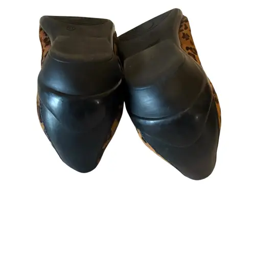 Dansko Olivia Calf Hair Cheetah Print Loafers Flats Slip On Size 41- US 10.5/11