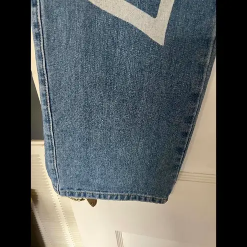 Cider Trendy Heart-Print Denim Jeans size Large