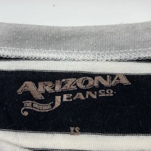 Arizona Jeans Arizona Jean co black white stripe tee