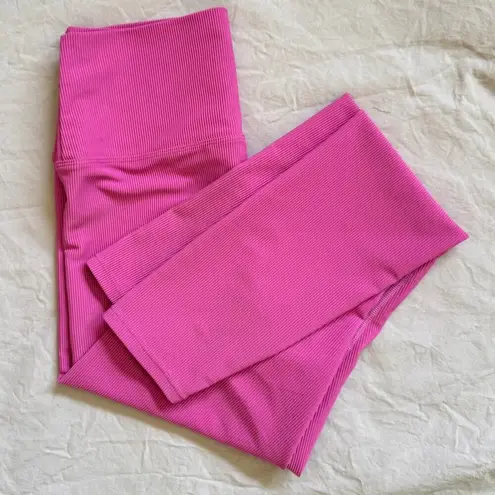 Beach Riot NWOT Ayla Ribbed Legging in Pink Size Small