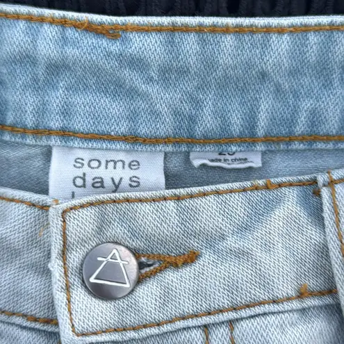 Somedays Lovin Some Days Lovin Women's High Rise Embroidered Denim Shorts Size 29