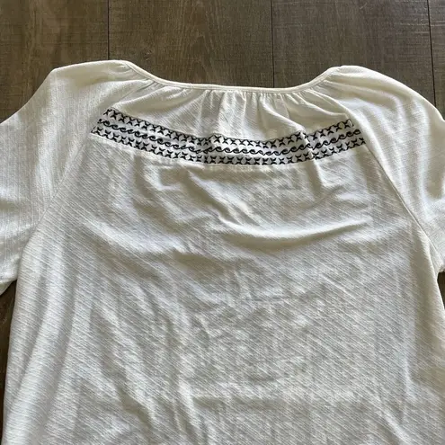 Akemi + Kin Anthropologie Women's Size S Embroidered Boho Blouse Top Cottagecore