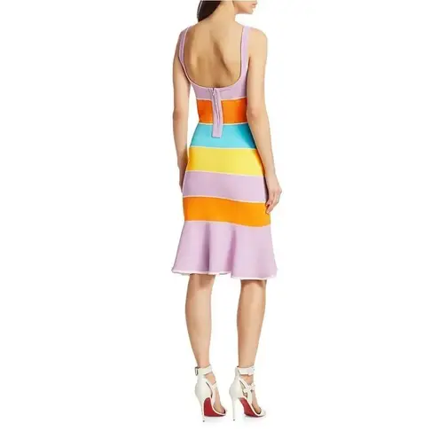Tanya Taylor Noreen Colorblock Dress large