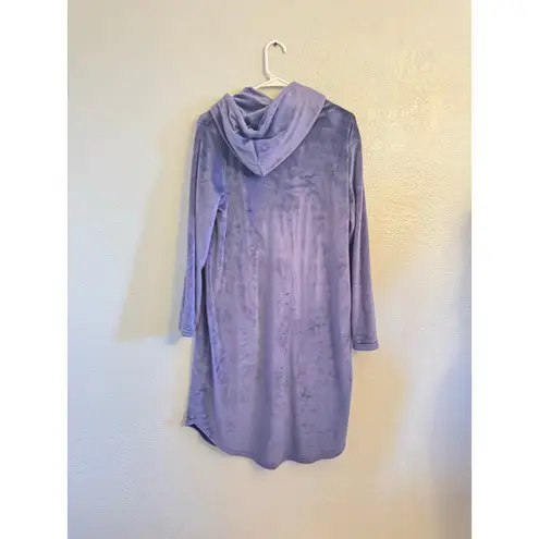 32 Degrees Heat 32 Degrees Purple Cozy Heat Sleepwear Fluffy Hoodie Dress S/M