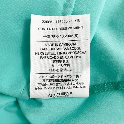 Arc’teryx Contenta Dress in Illucinate Aqua Mint Green Active Dress Size Small Blue