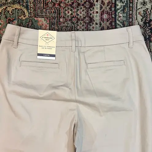 st. john's bay NWT St. John’s Bay Khaki Capris