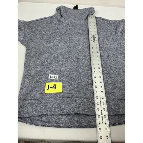 Apana Womans Long Sleeve Pullover Shirt XL Blue High Neck