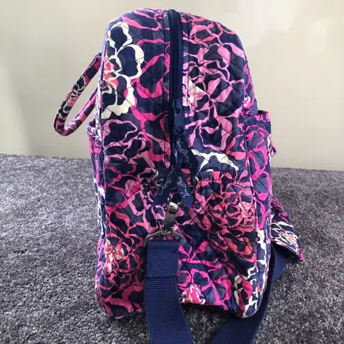 Vera Bradley  Weekender Duffel bag Large Travel Pink pattern Shoulder Strap