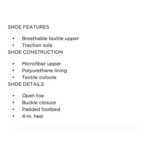 Apt. 9  SZ 10 Medium Wedges Shoes Open-Toe Desert Tan Buckle Closure Womens New - Image 9