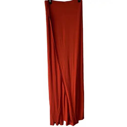 FP Beach NWOT Women's Size Small Orange Maxi Tube Top Sleeveless Dress