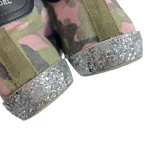 Philippe Model PRSX High Sneaker in Camouflage Military Fuschia Green Size 6 - Image 14