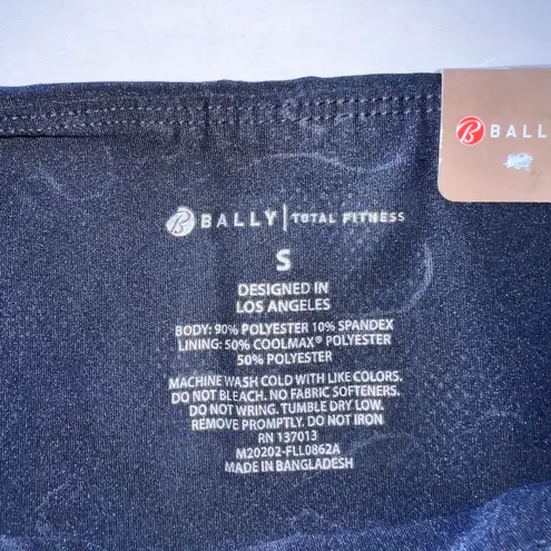 Bally Total Fitness NWT Bally - Total Fitness Midnight Blue Mesh High Waisted 25'' Ankle Leggings