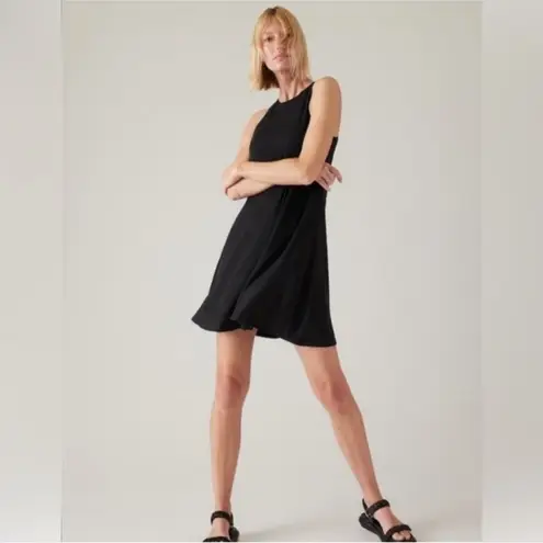 Athleta NWT  Santorini Thera Dress in Black Size L
